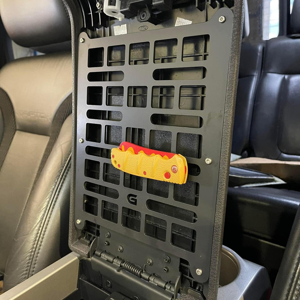 for raptor center console molle panel 
