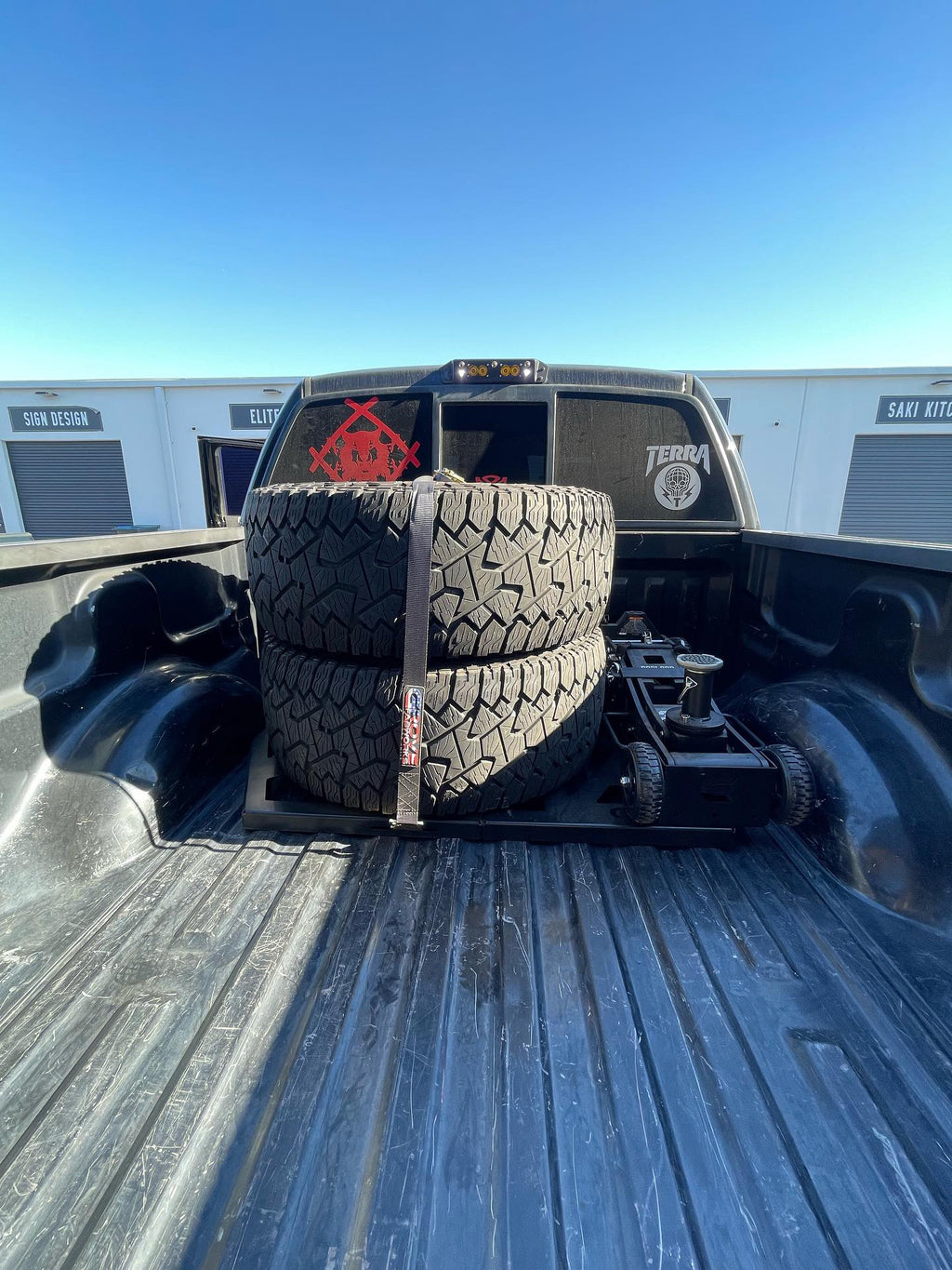 Gen 1 Raptor / F150 Horizontal Tire Rack