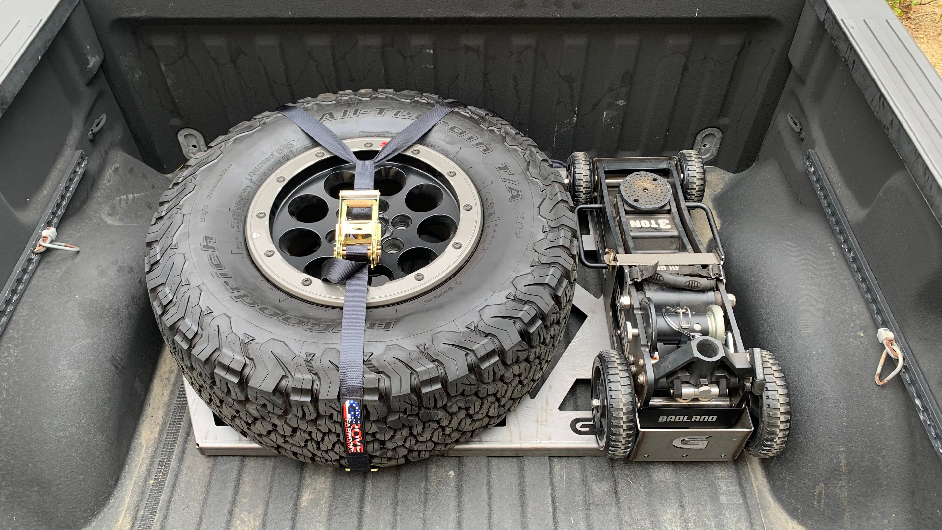 Gen 1 Raptor / F150 Horizontal Tire Rack