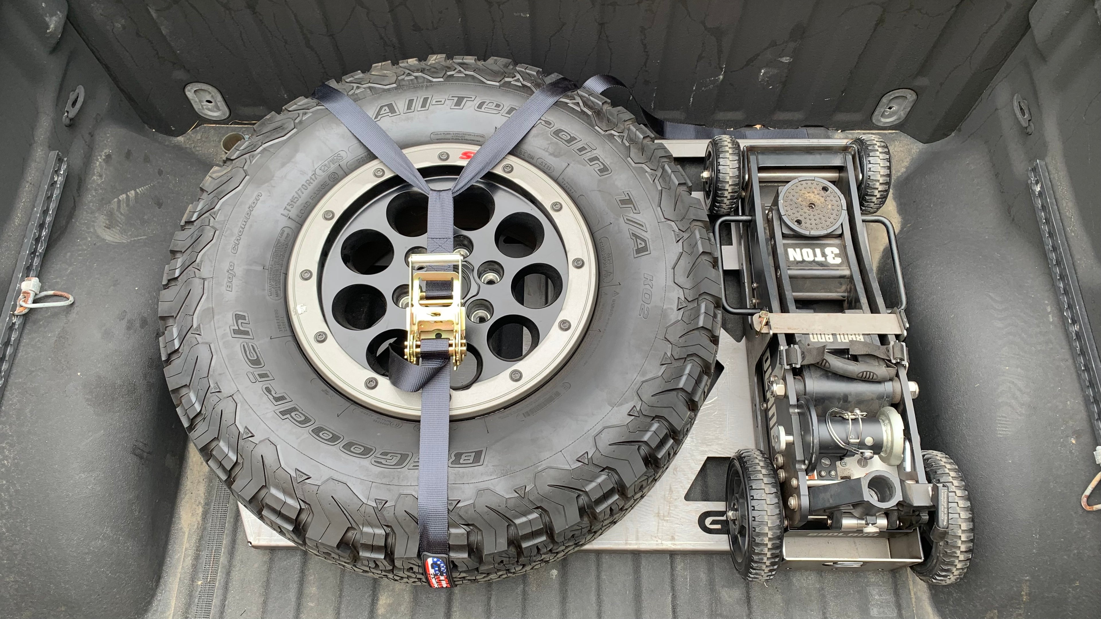Gen 1 Raptor / F150 Horizontal Tire Rack