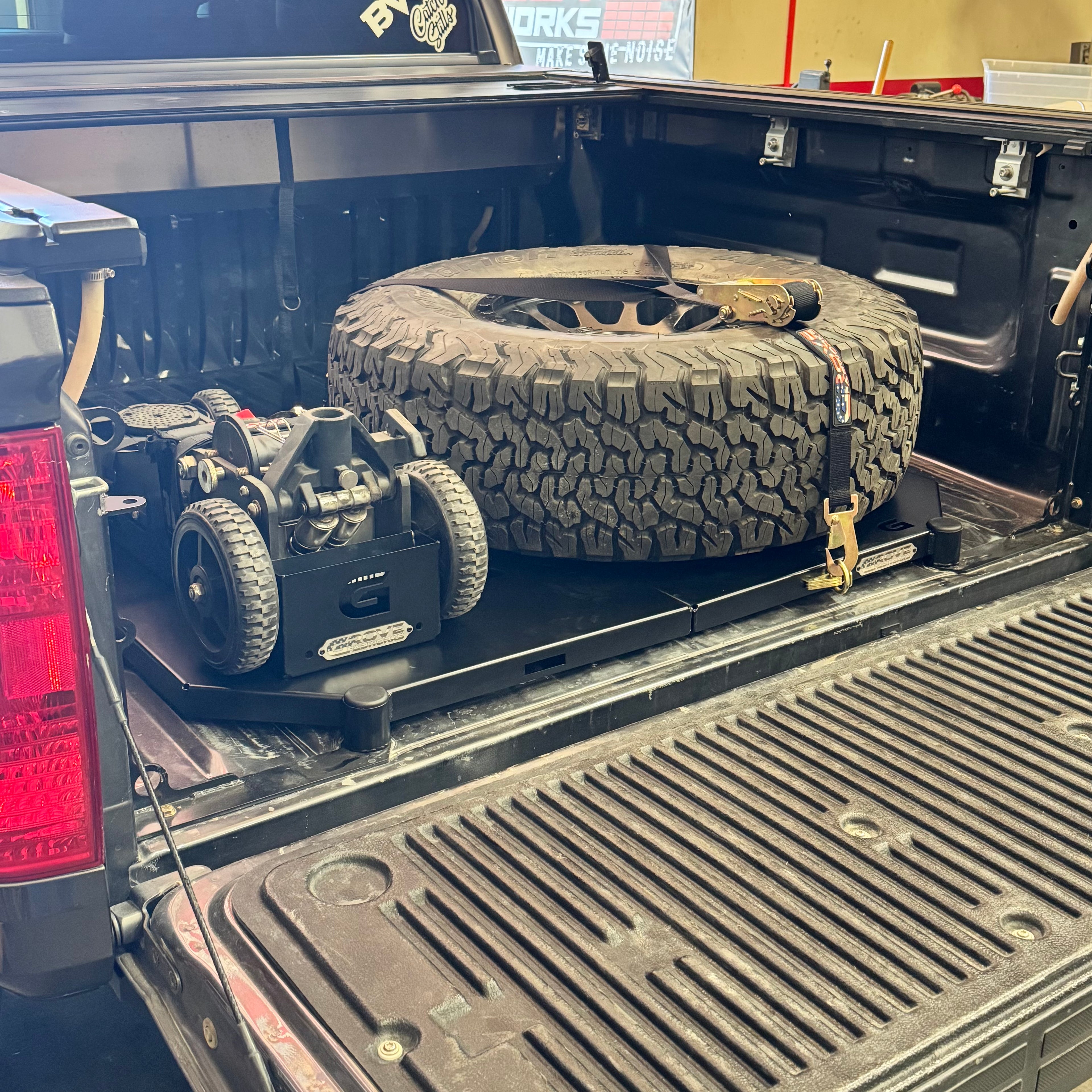 Gen 2 Tundra Horizontal Tire Carrier