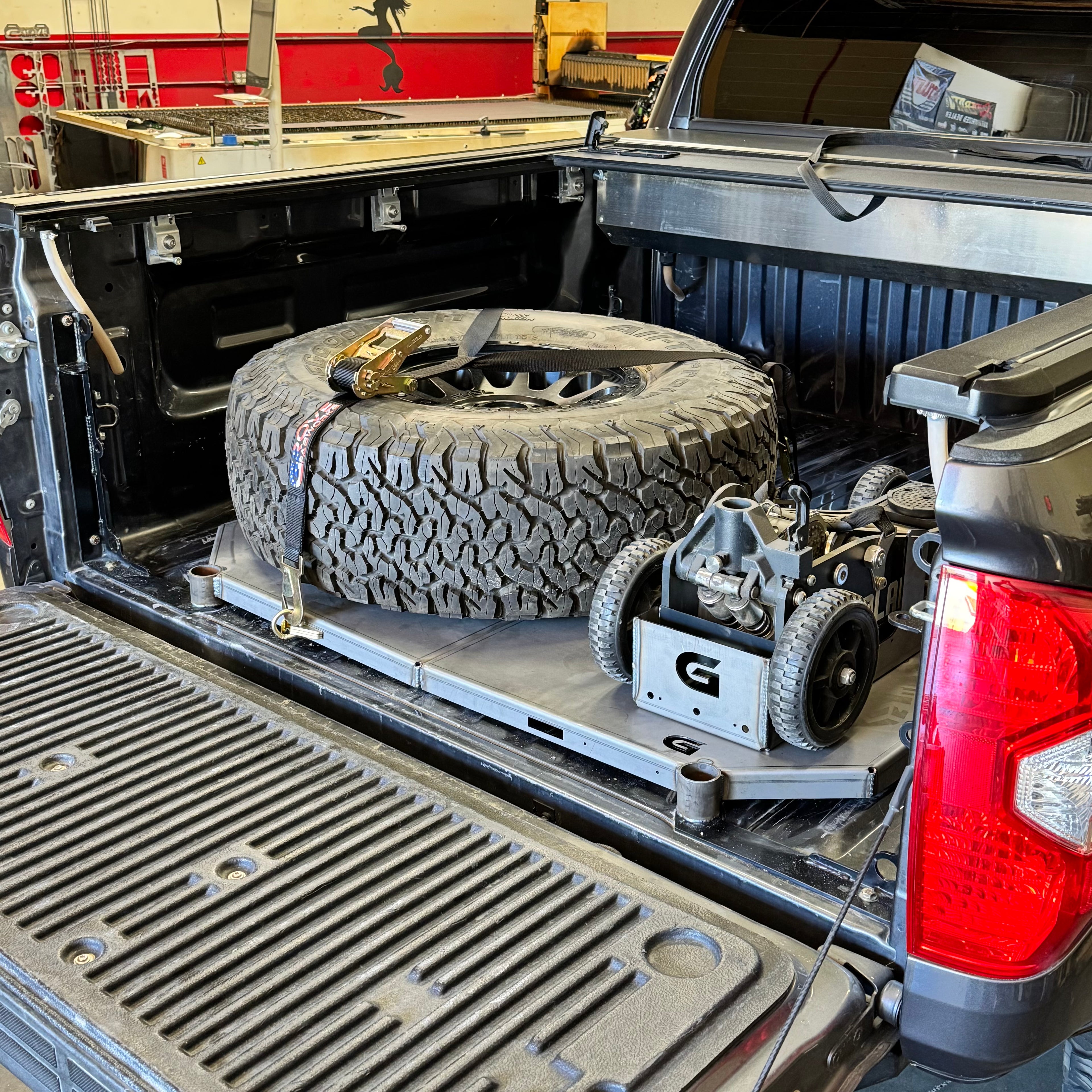 Gen 2 Tundra Horizontal Tire Carrier