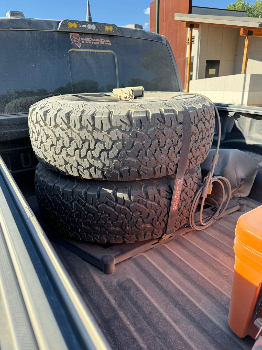 2/3 Gen Raptor/ F150 Horizontal Tire Rack
