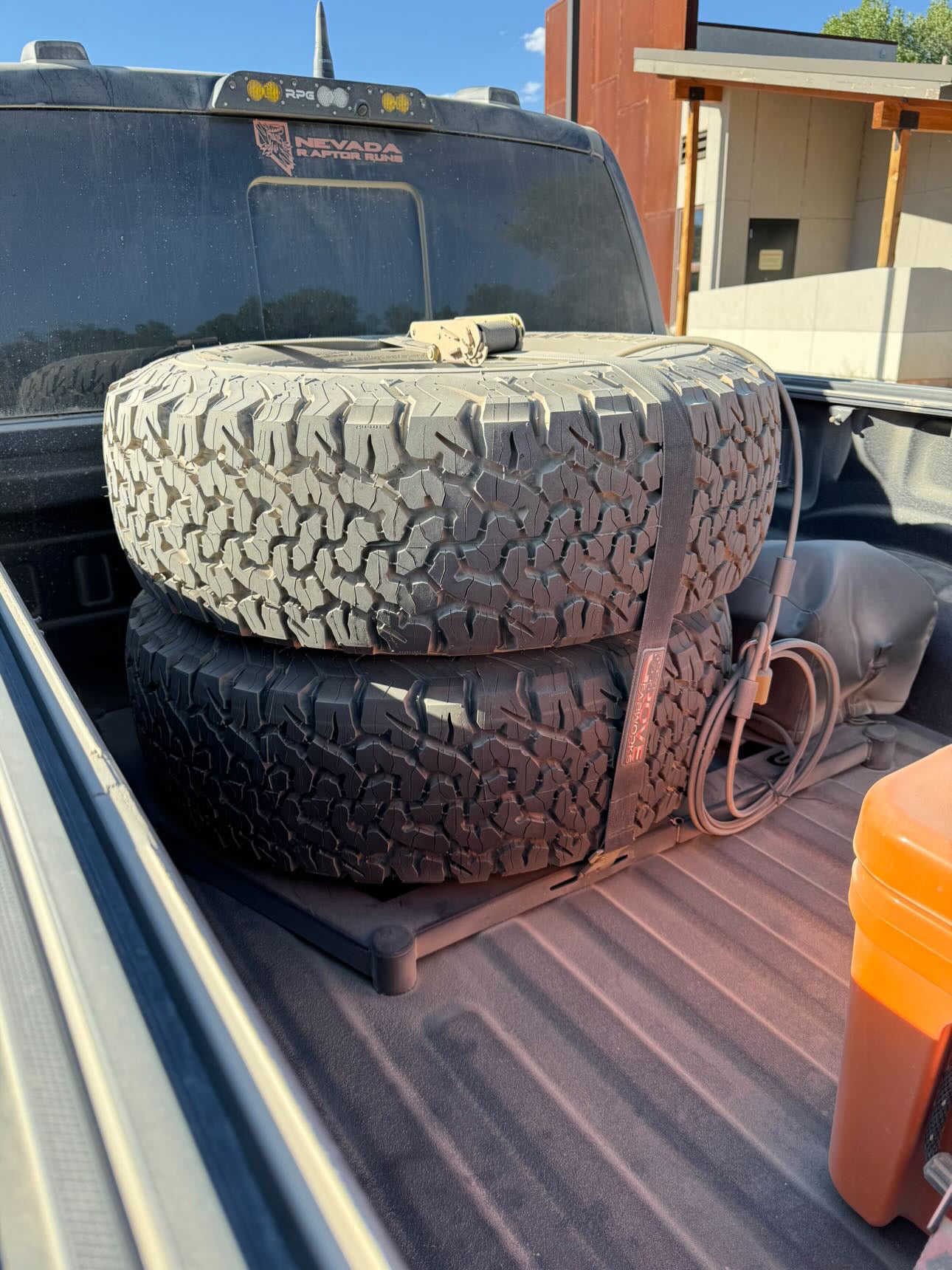 2/3 Gen Raptor/ F150 Horizontal Tire Rack